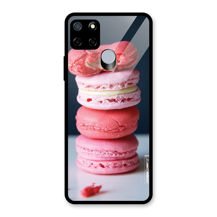 Pastel Macroons Glass Back Case for Realme C12
