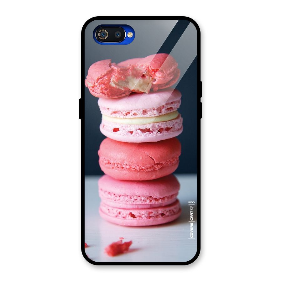 Pastel Macroons Glass Back Case for Realme C2
