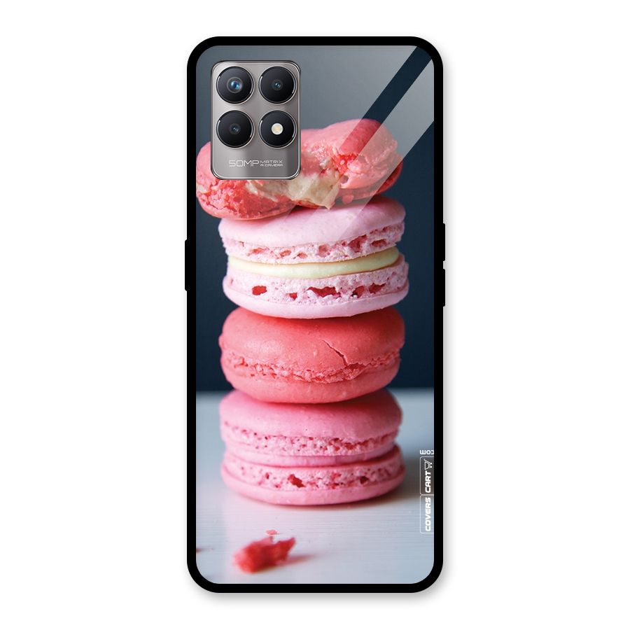 Pastel Macroons Glass Back Case for Realme Narzo 50