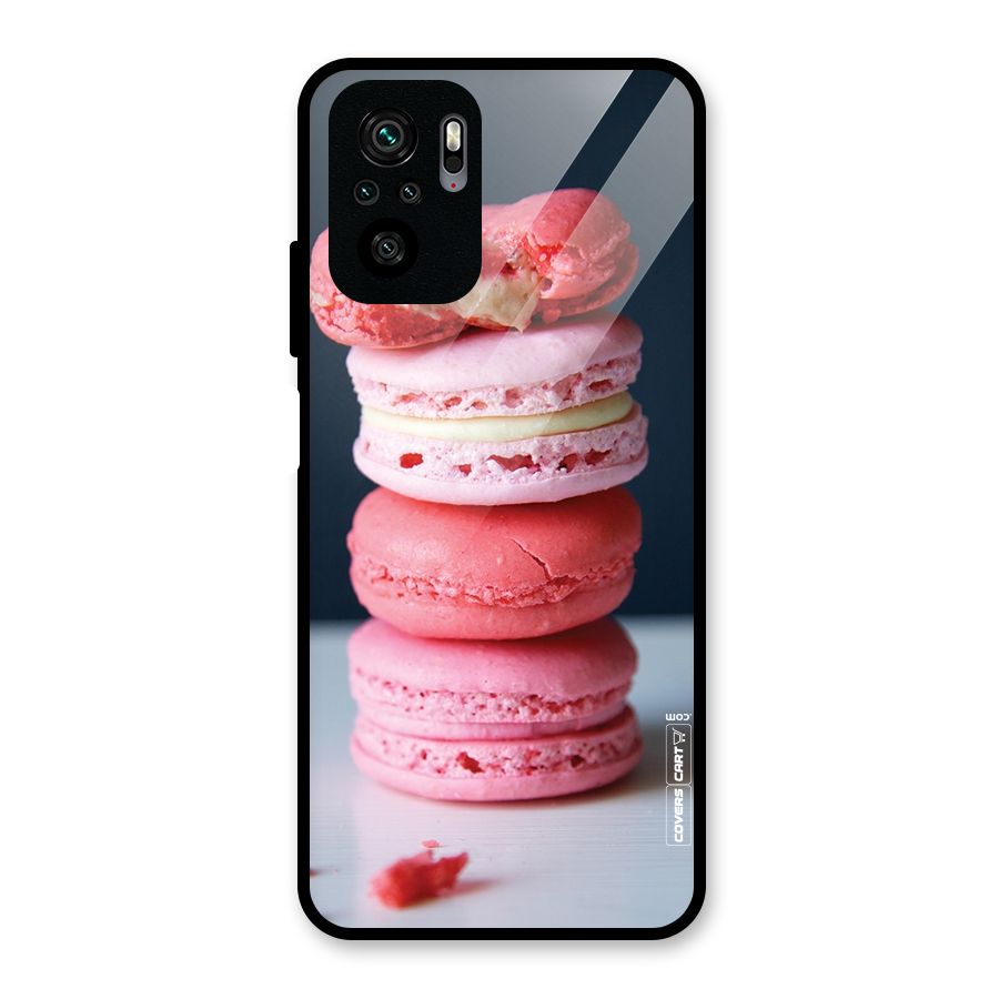 Pastel Macroons Glass Back Case for Redmi Note 10S