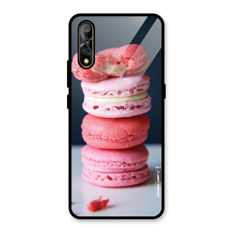 Pastel Macroons Glass Back Case for Vivo S1