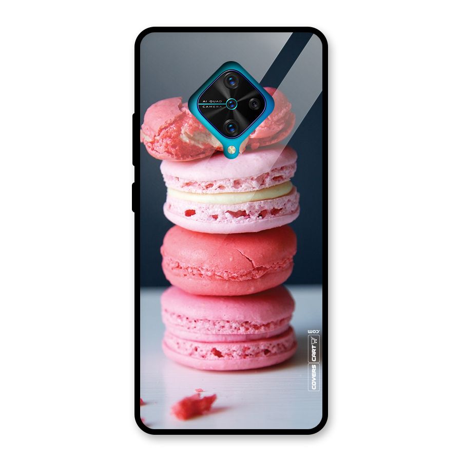 Pastel Macroons Glass Back Case for Vivo S1 Pro
