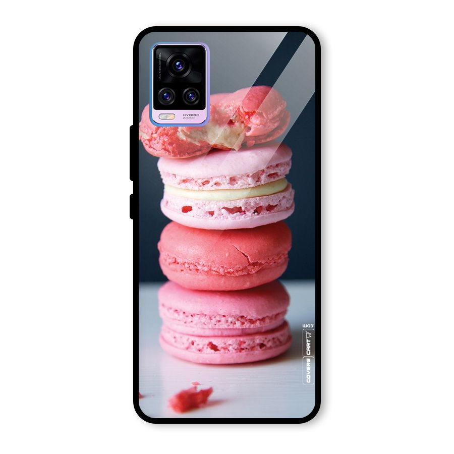 Pastel Macroons Glass Back Case for Vivo V20 Pro