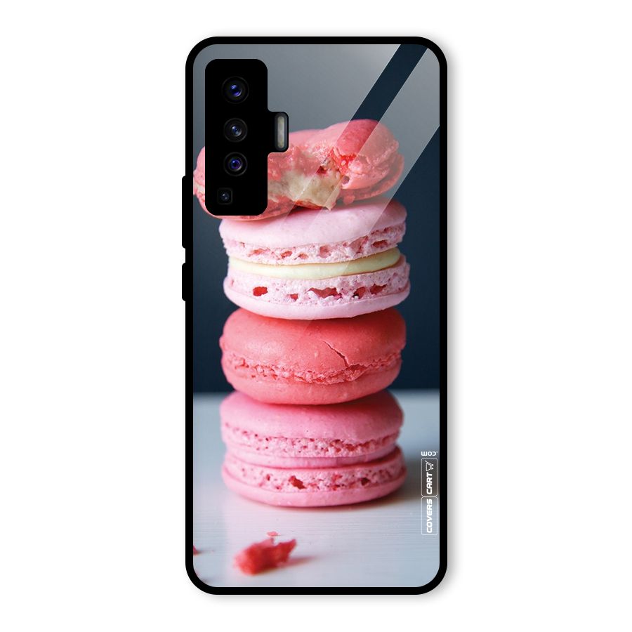 Pastel Macroons Glass Back Case for Vivo X50
