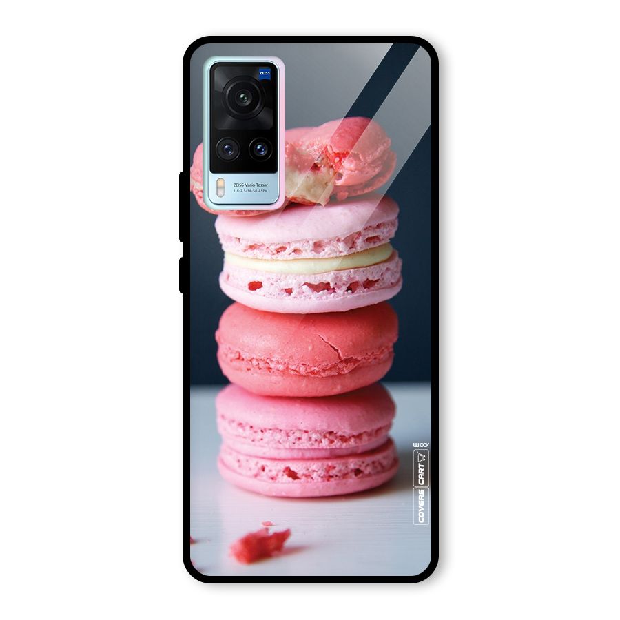 Pastel Macroons Glass Back Case for Vivo X60