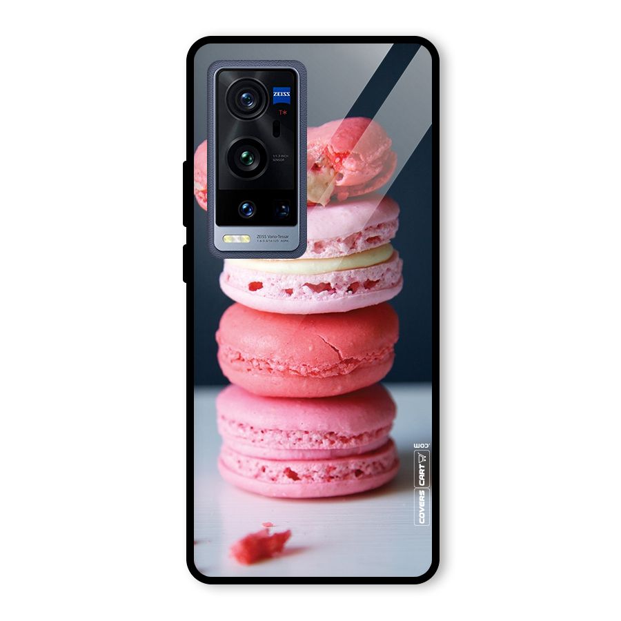 Pastel Macroons Glass Back Case for Vivo X60 Pro Plus