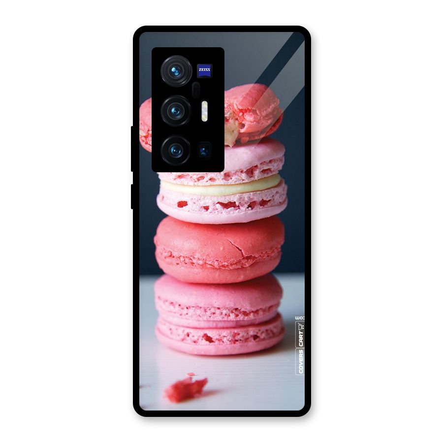 Pastel Macroons Glass Back Case for Vivo X70 Pro Plus