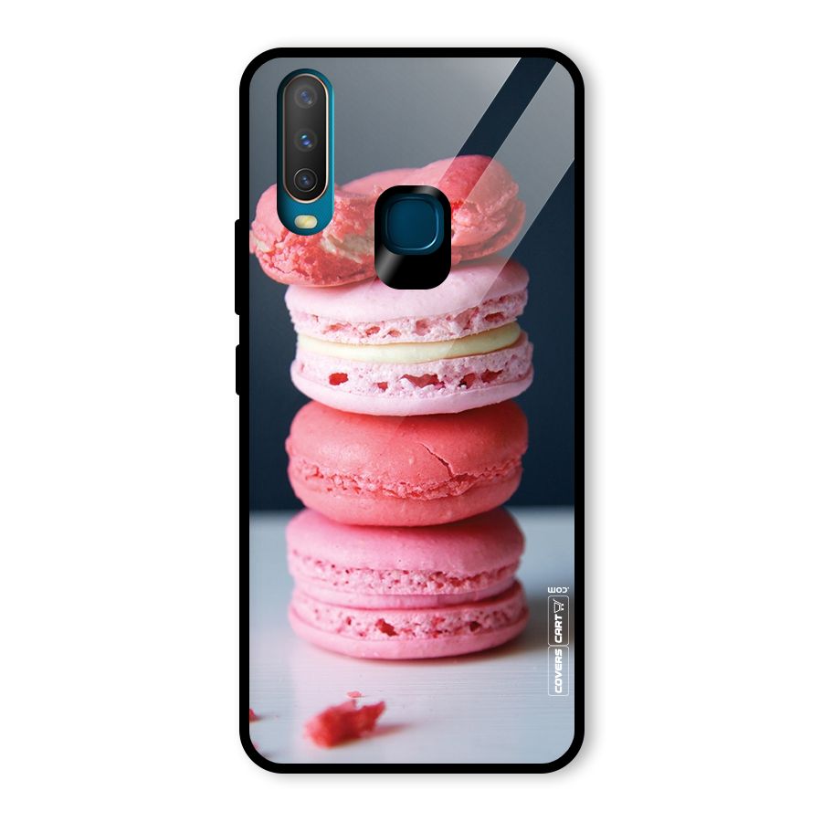 Pastel Macroons Glass Back Case for Vivo Y17