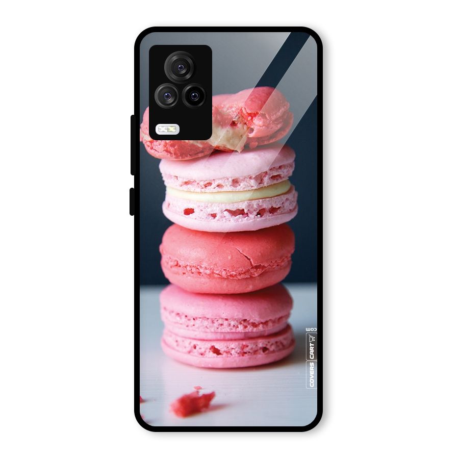 Pastel Macroons Glass Back Case for Vivo iQOO 7 Legend 5G