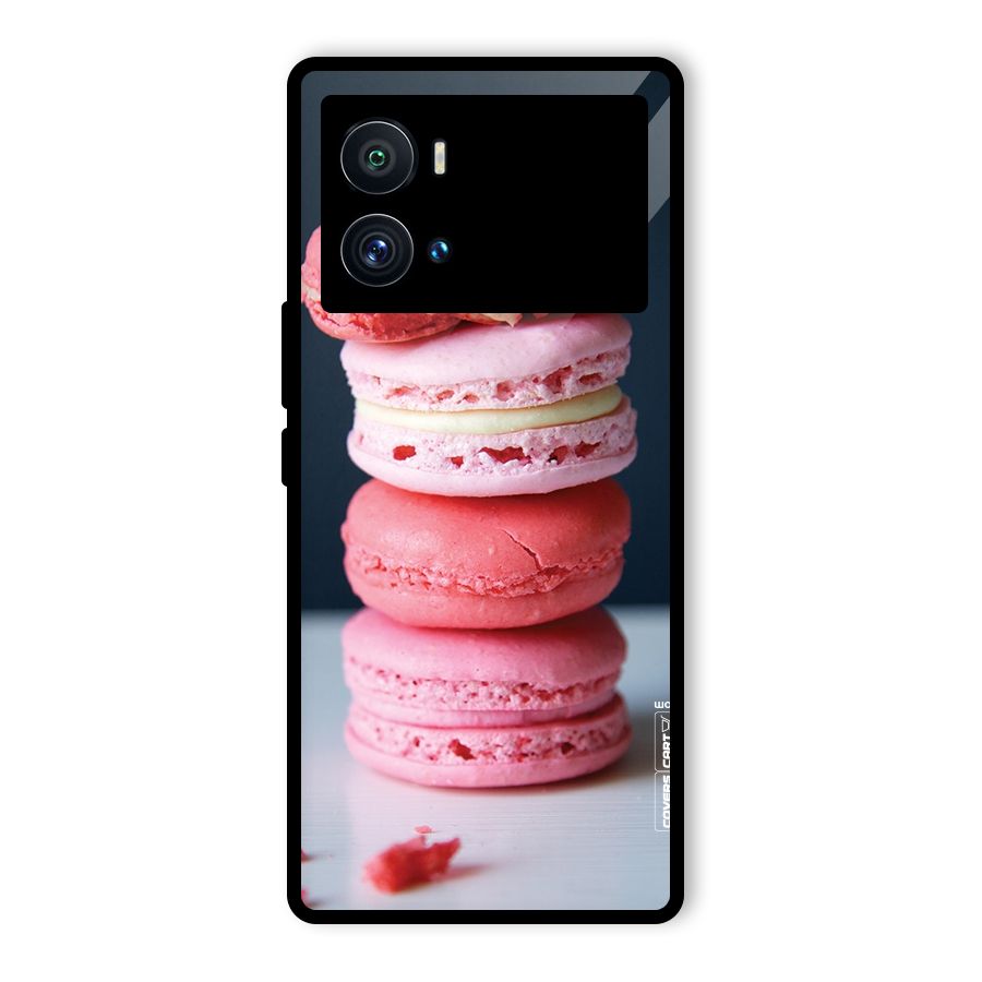Pastel Macroons Glass Back Case for Vivo iQOO 9 Pro