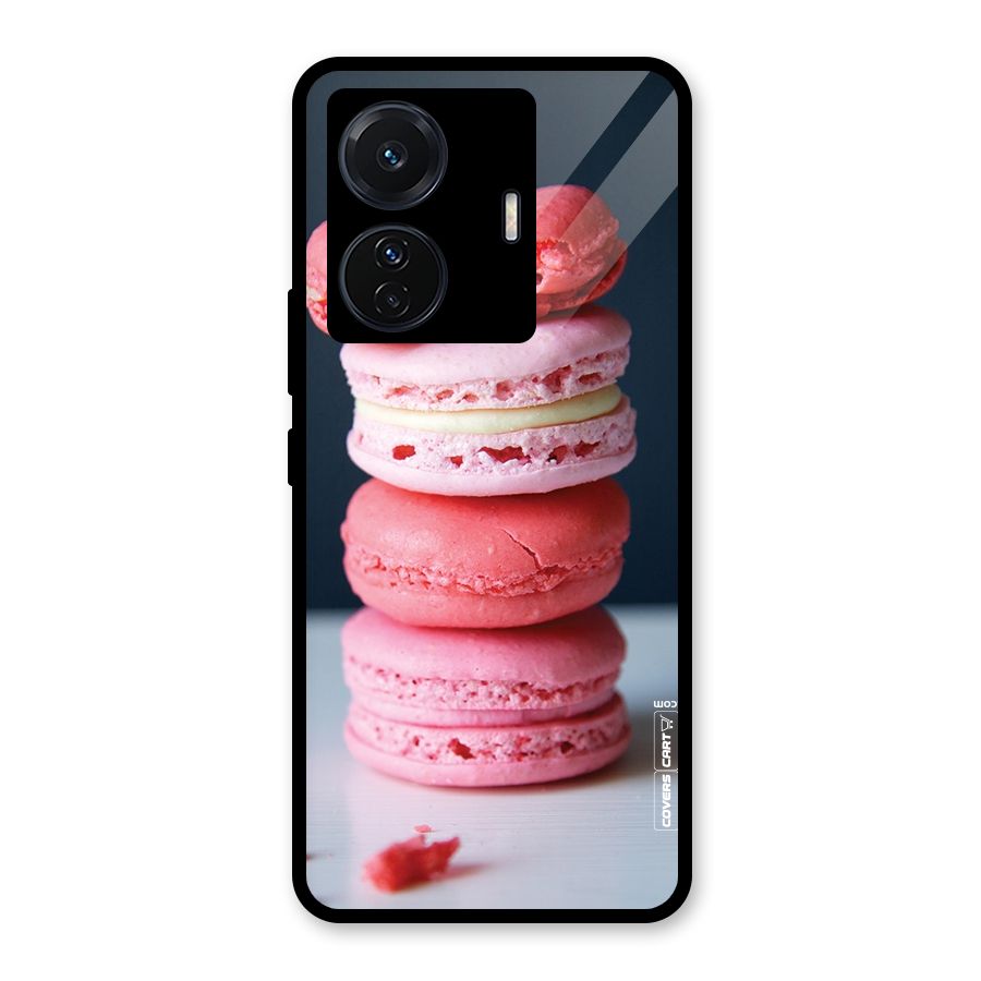 Pastel Macroons Glass Back Case for Vivo iQOO Z6 Pro