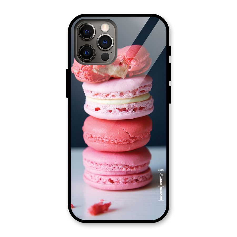 Pastel Macroons Glass Back Case for iPhone 12 Pro