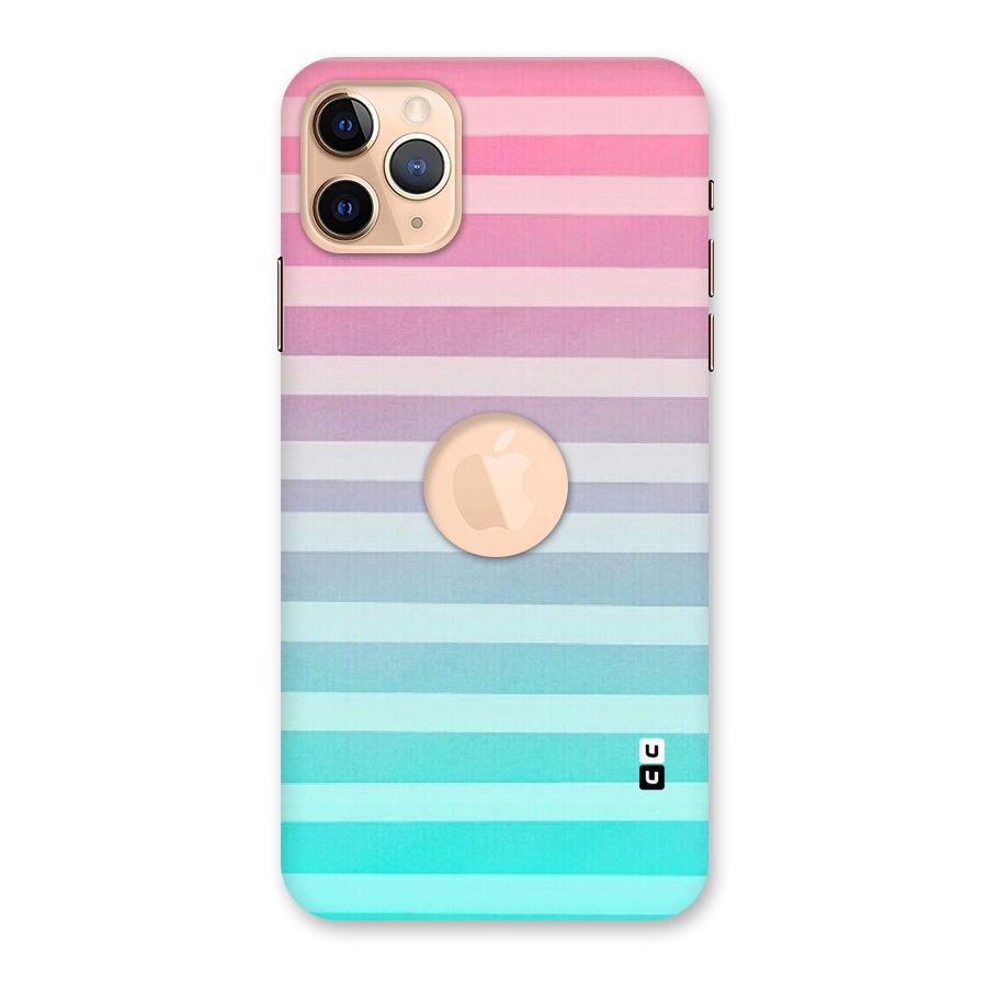 Pastel Ombre Back Case for iPhone 11 Pro Max Logo Cut