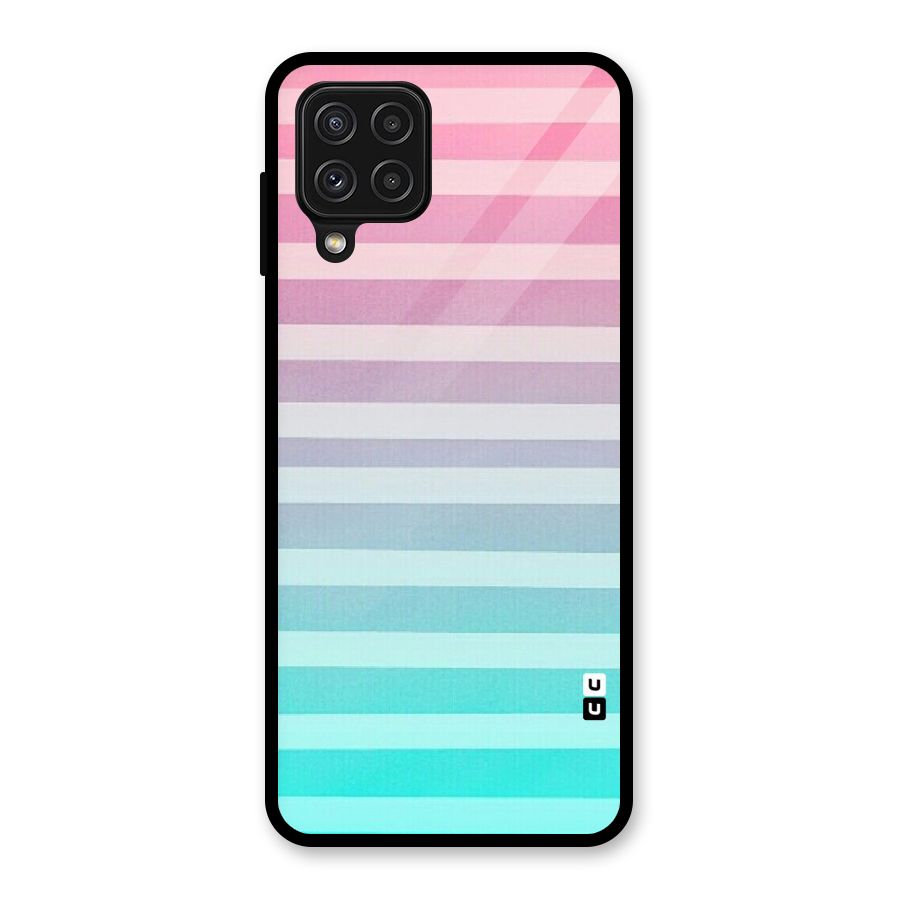 Pastel Ombre Glass Back Case for Galaxy A22 4G