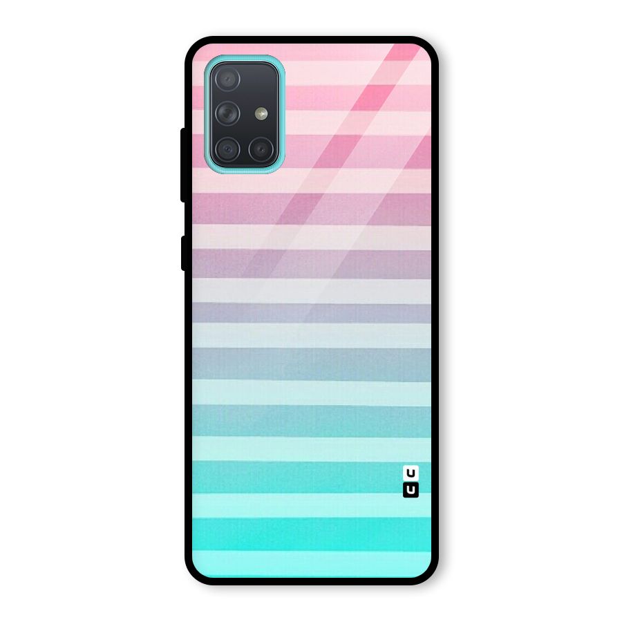 Pastel Ombre Glass Back Case for Galaxy A71