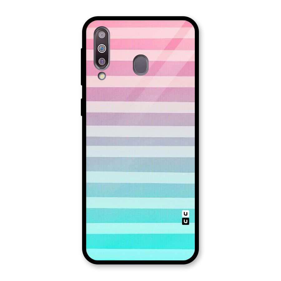 Pastel Ombre Glass Back Case for Galaxy M30