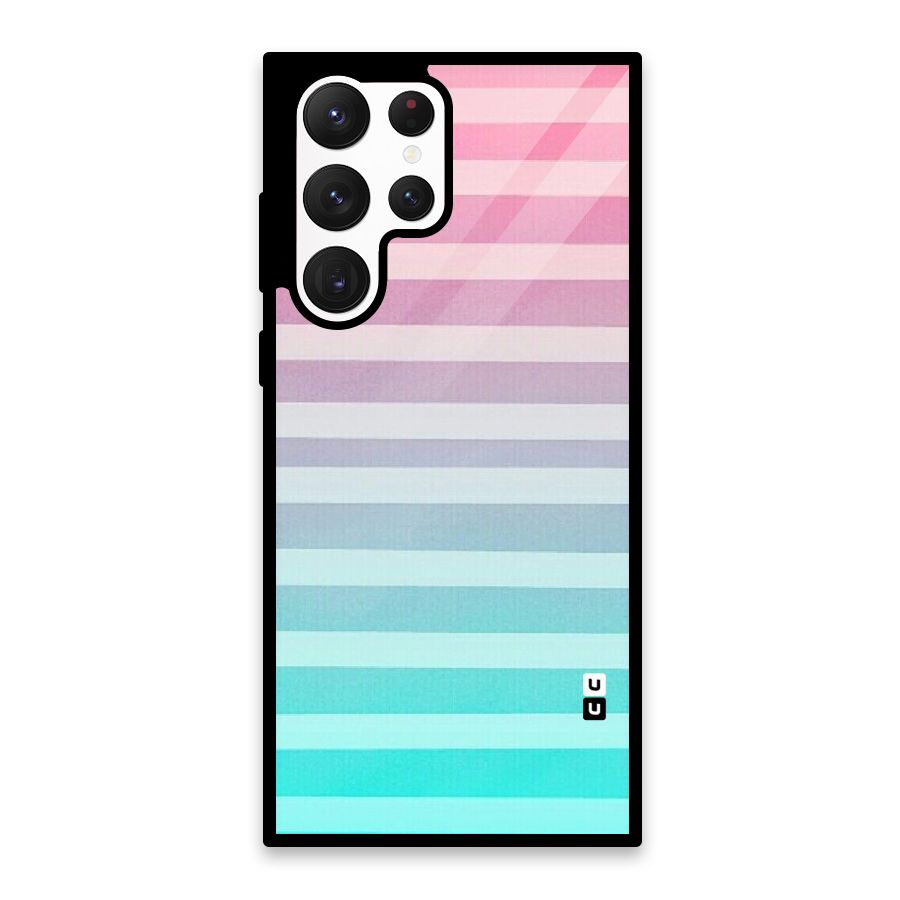 Pastel Ombre Glass Back Case for Galaxy S22 Ultra 5G