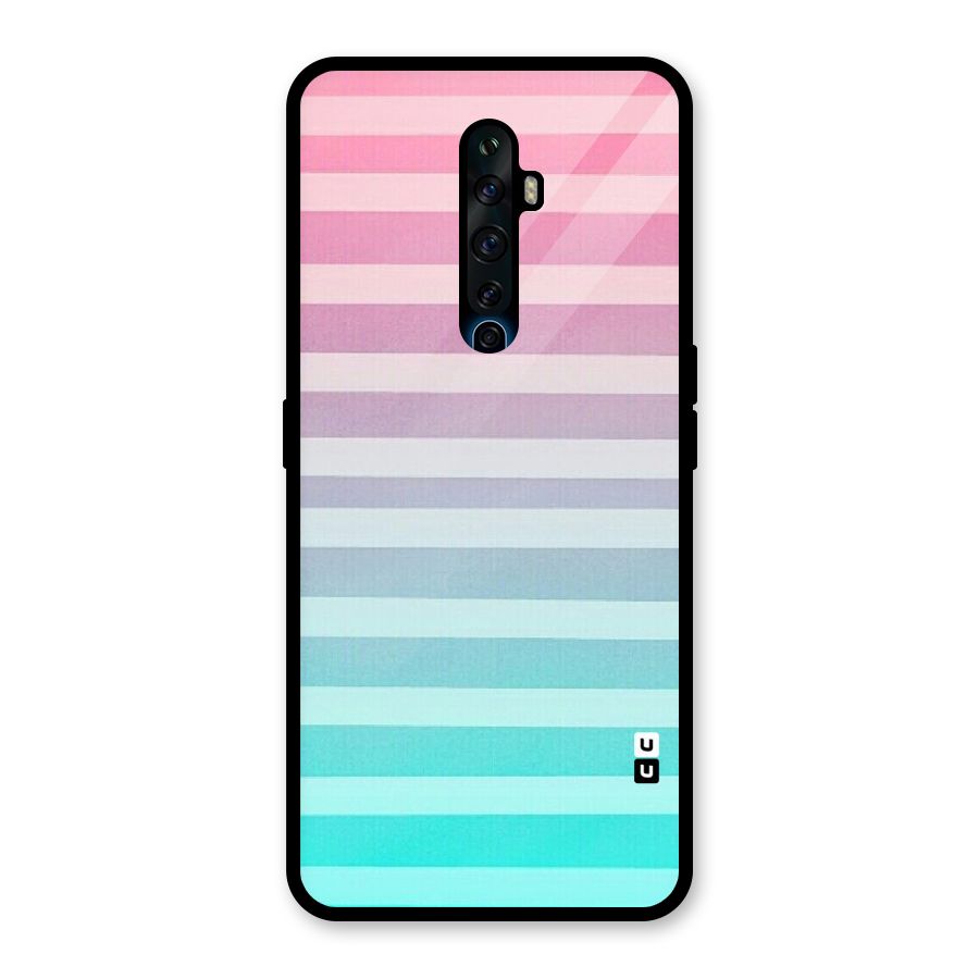 Pastel Ombre Glass Back Case for Oppo Reno2 Z