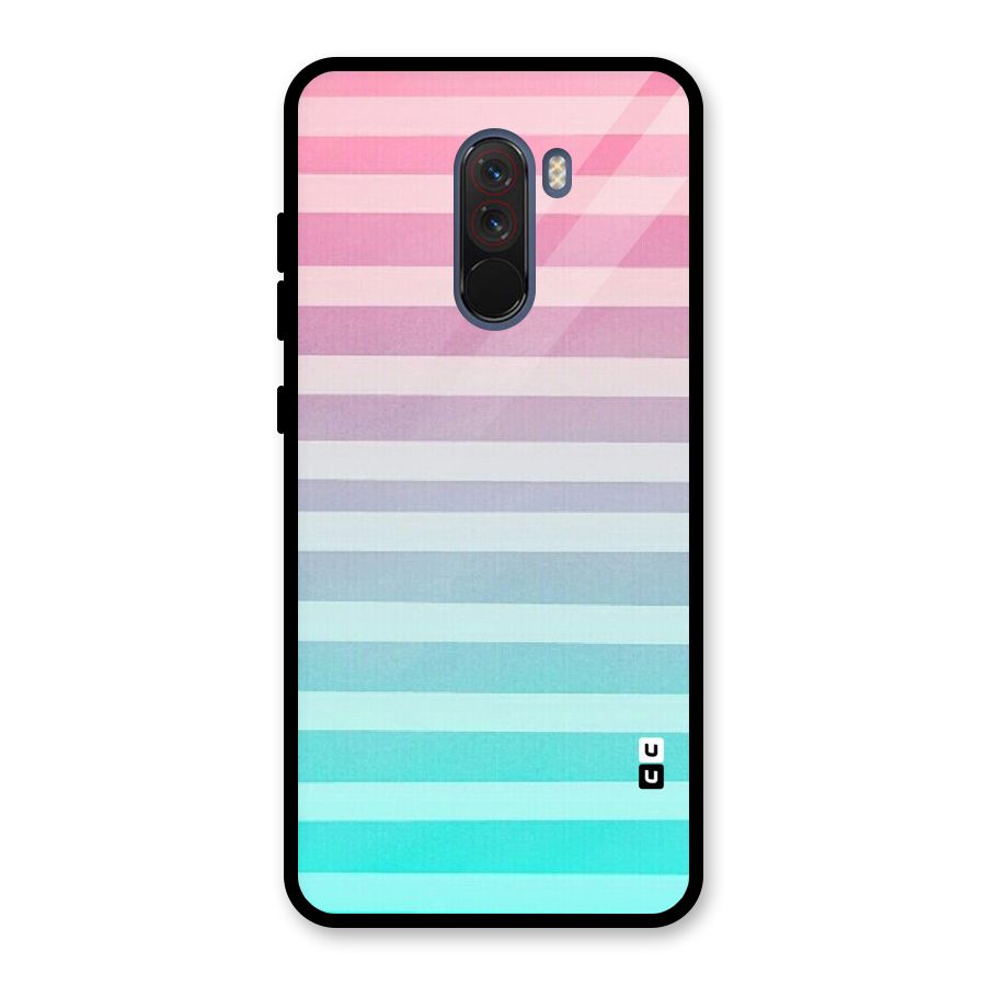 Pastel Ombre Glass Back Case for Poco F1