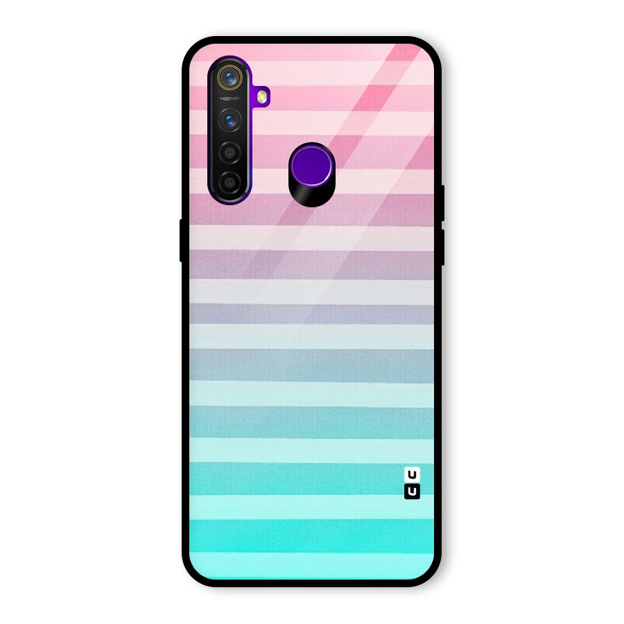 Pastel Ombre Glass Back Case for Realme 5 Pro