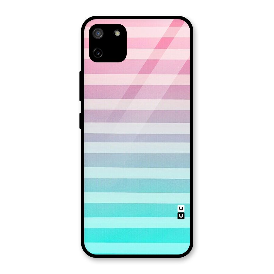 Pastel Ombre Glass Back Case for Realme C11