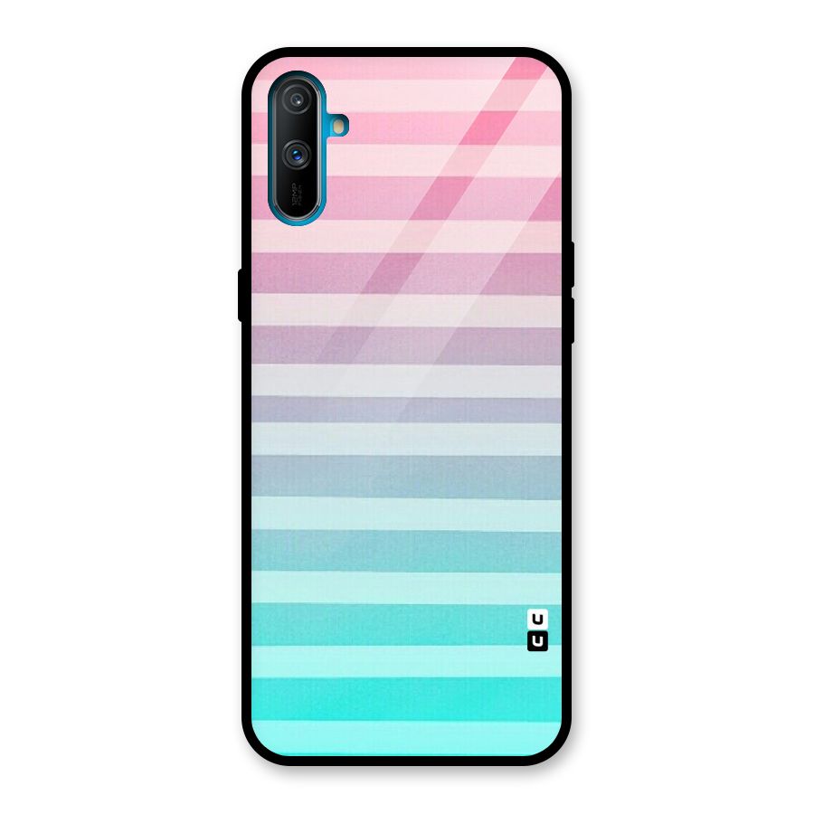 Pastel Ombre Glass Back Case for Realme C3