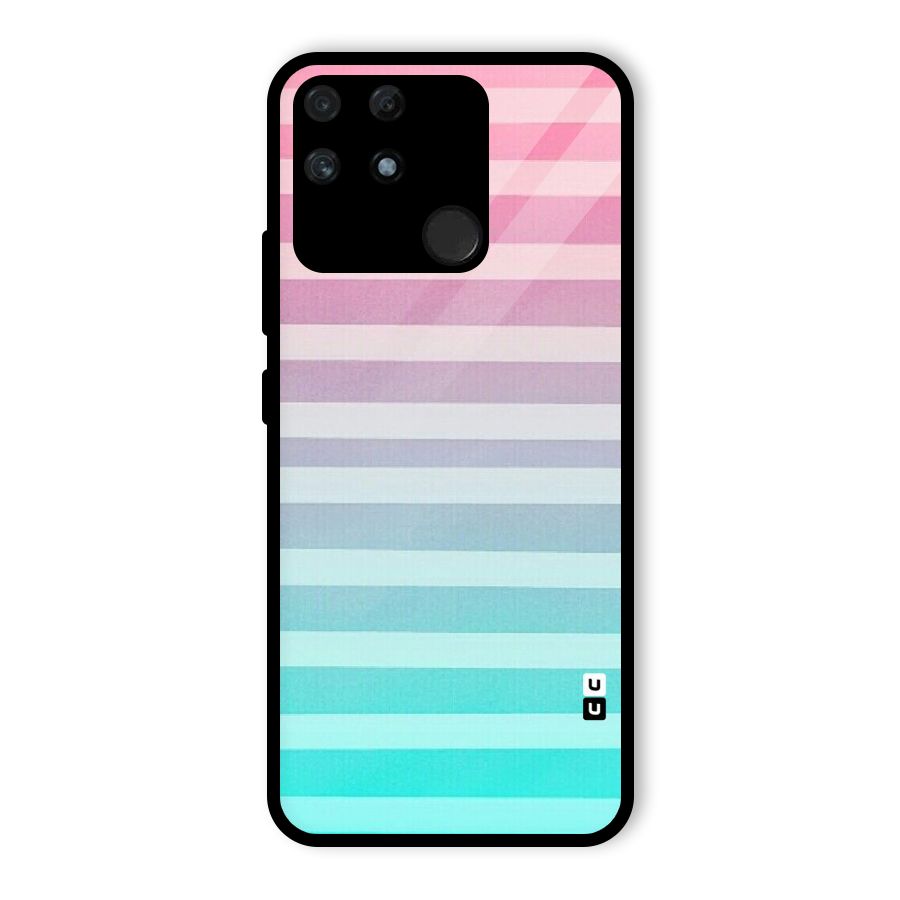 Pastel Ombre Glass Back Case for Realme Narzo 50A