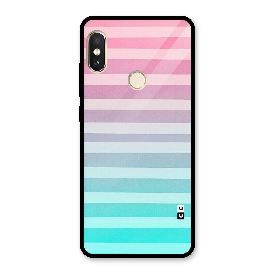 Pastel Ombre Glass Back Case for Redmi Note 5 Pro