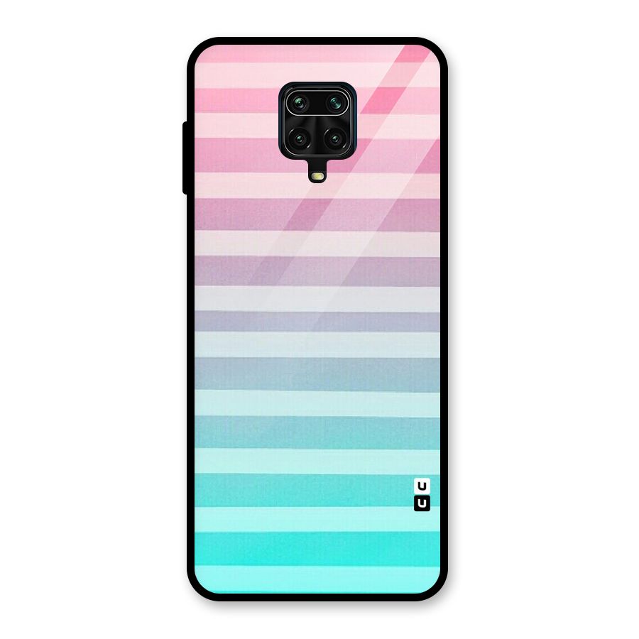 Pastel Ombre Glass Back Case for Redmi Note 9 Pro
