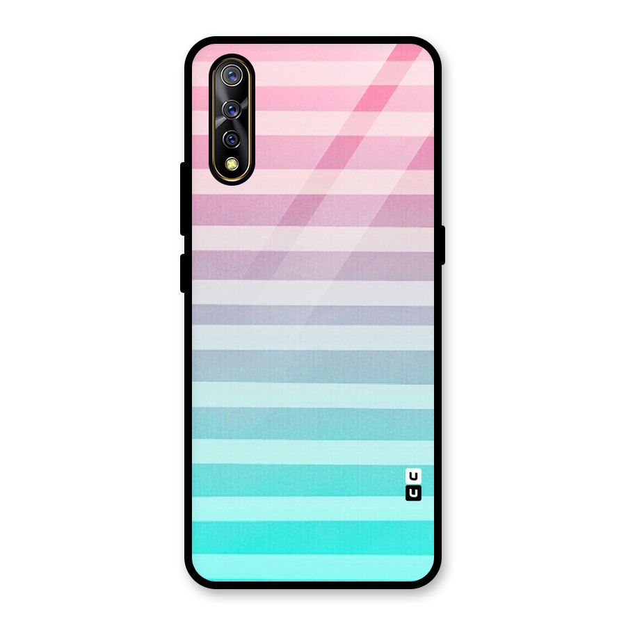 Pastel Ombre Glass Back Case for Vivo S1