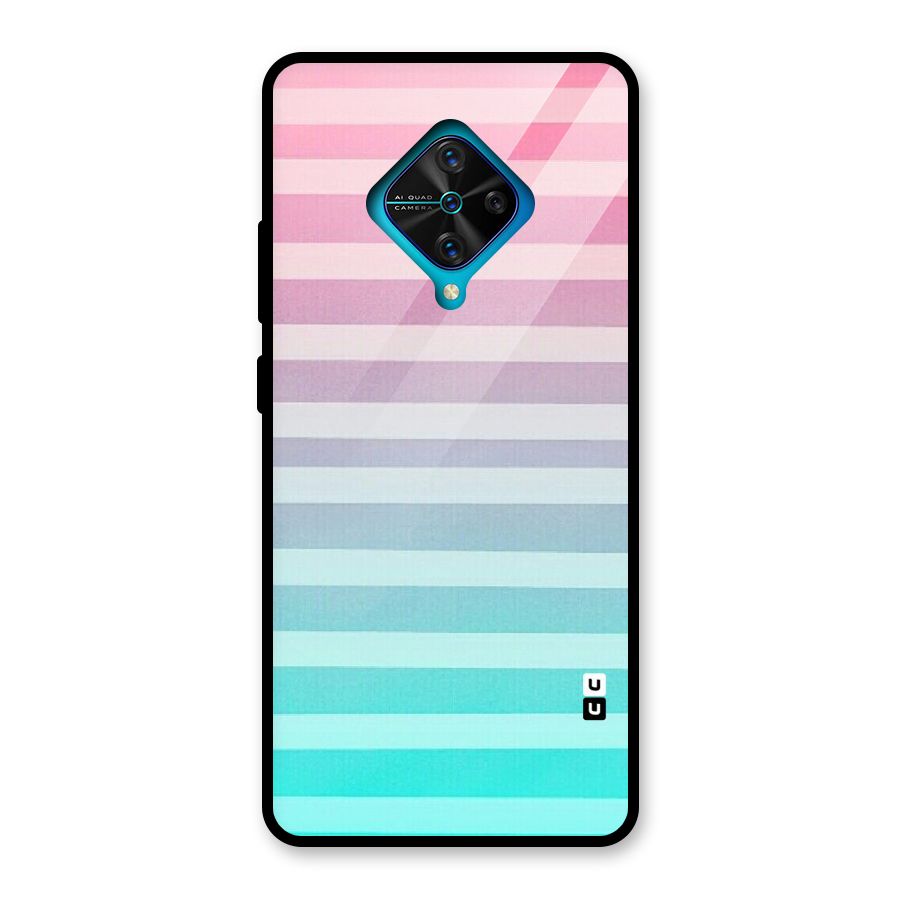 Pastel Ombre Glass Back Case for Vivo S1 Pro