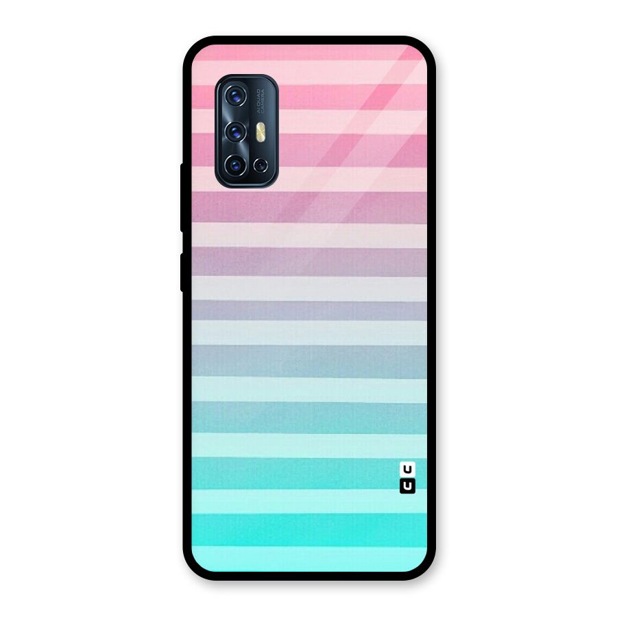 Pastel Ombre Glass Back Case for Vivo V17
