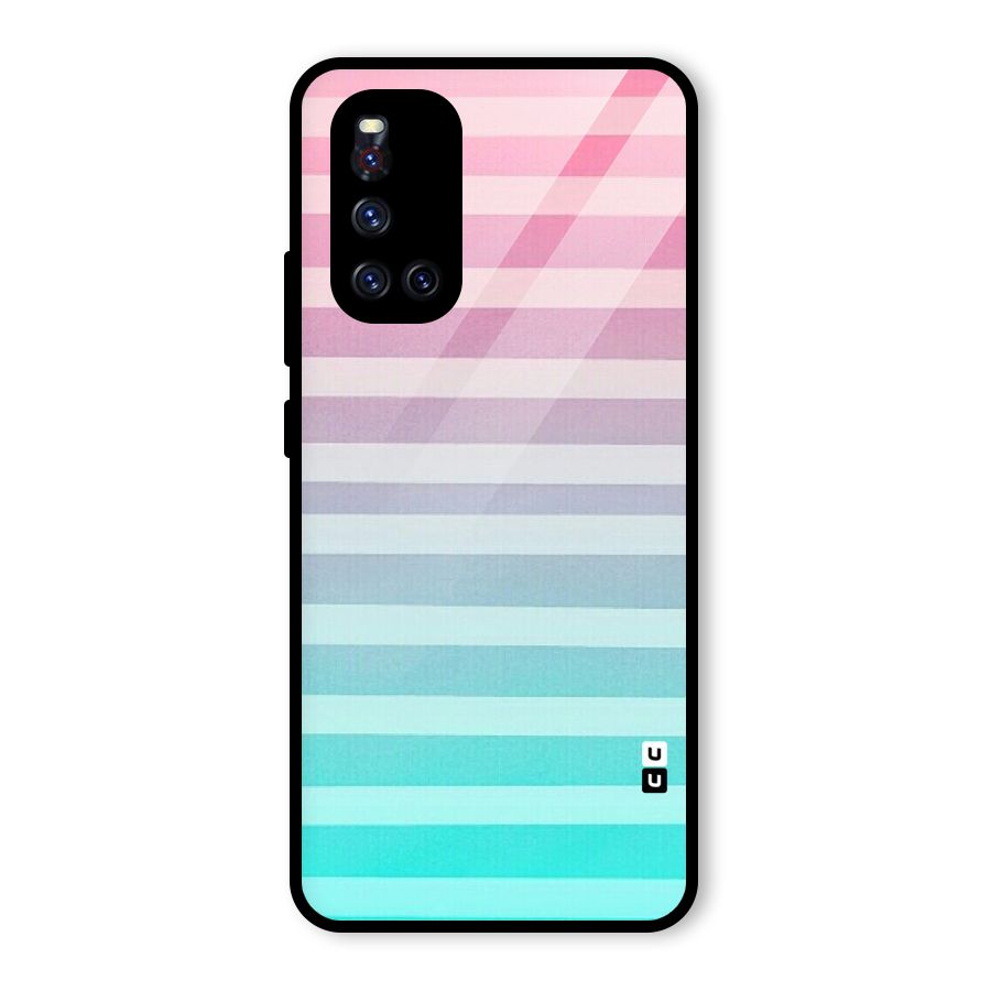 Pastel Ombre Glass Back Case for Vivo V19