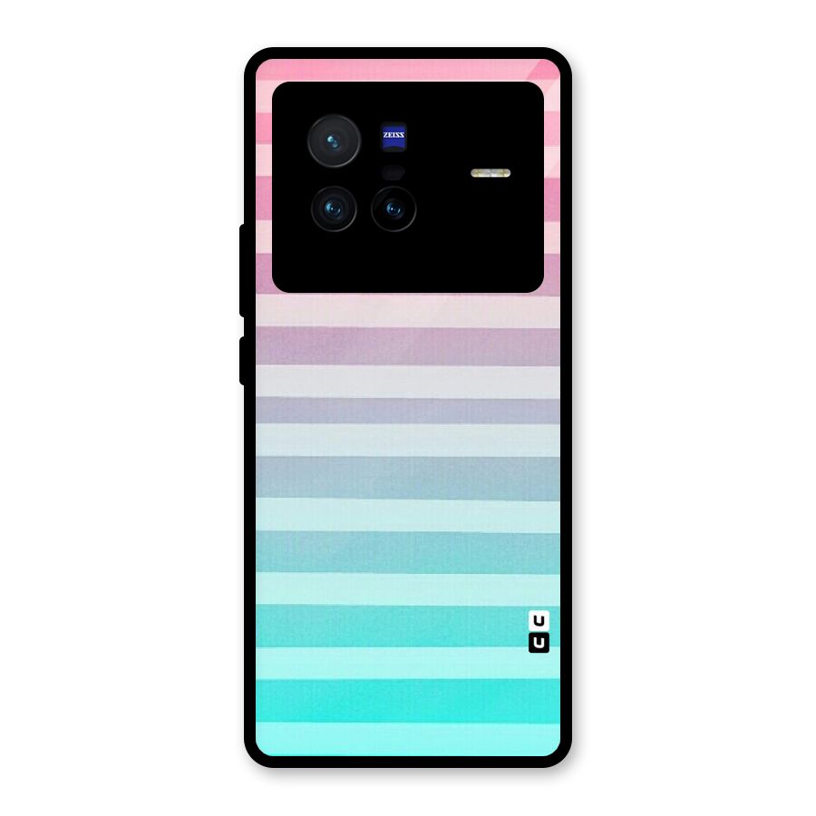 Pastel Ombre Glass Back Case for Vivo X80