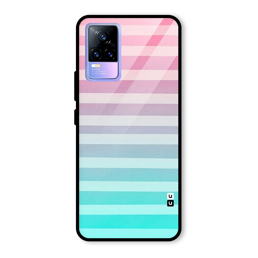 Pastel Ombre Glass Back Case for Vivo Y73