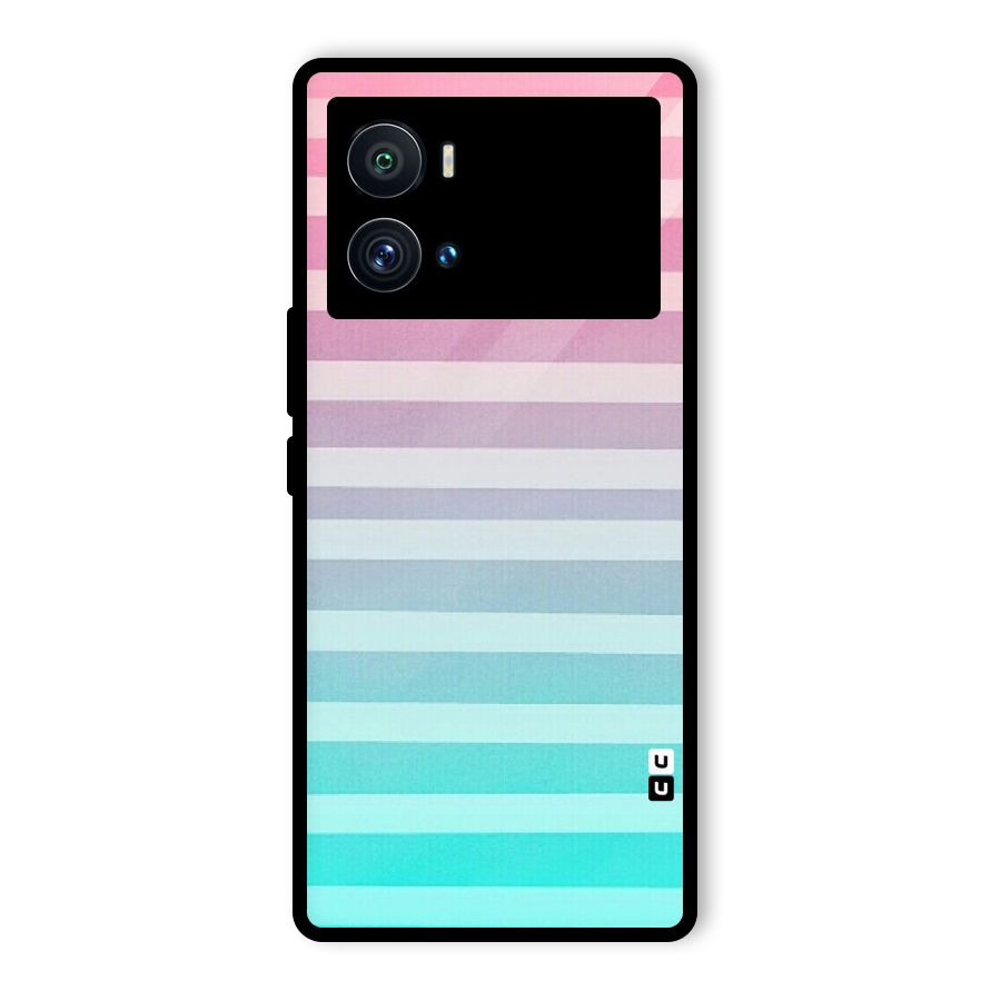 Pastel Ombre Glass Back Case for Vivo iQOO 9 Pro