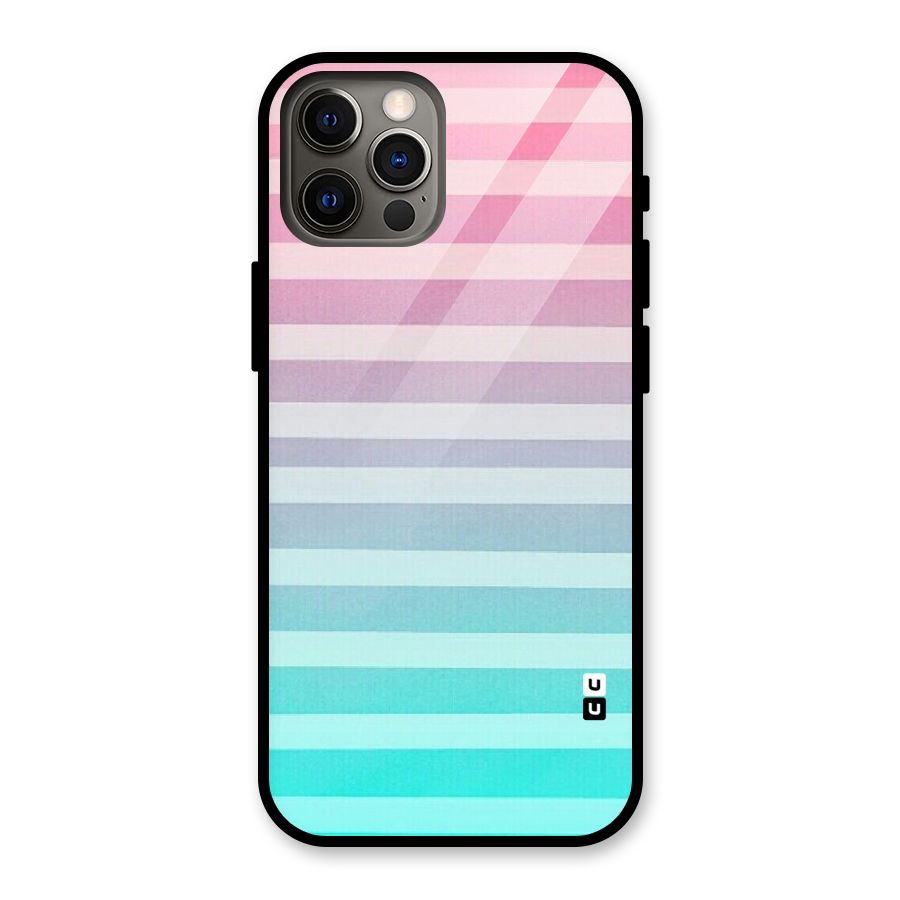 Pastel Ombre Glass Back Case for iPhone 12 Pro