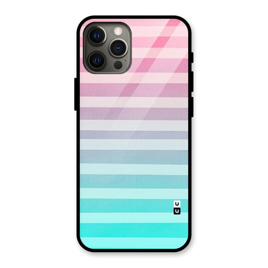 Pastel Ombre Glass Back Case for iPhone 12 Pro Max