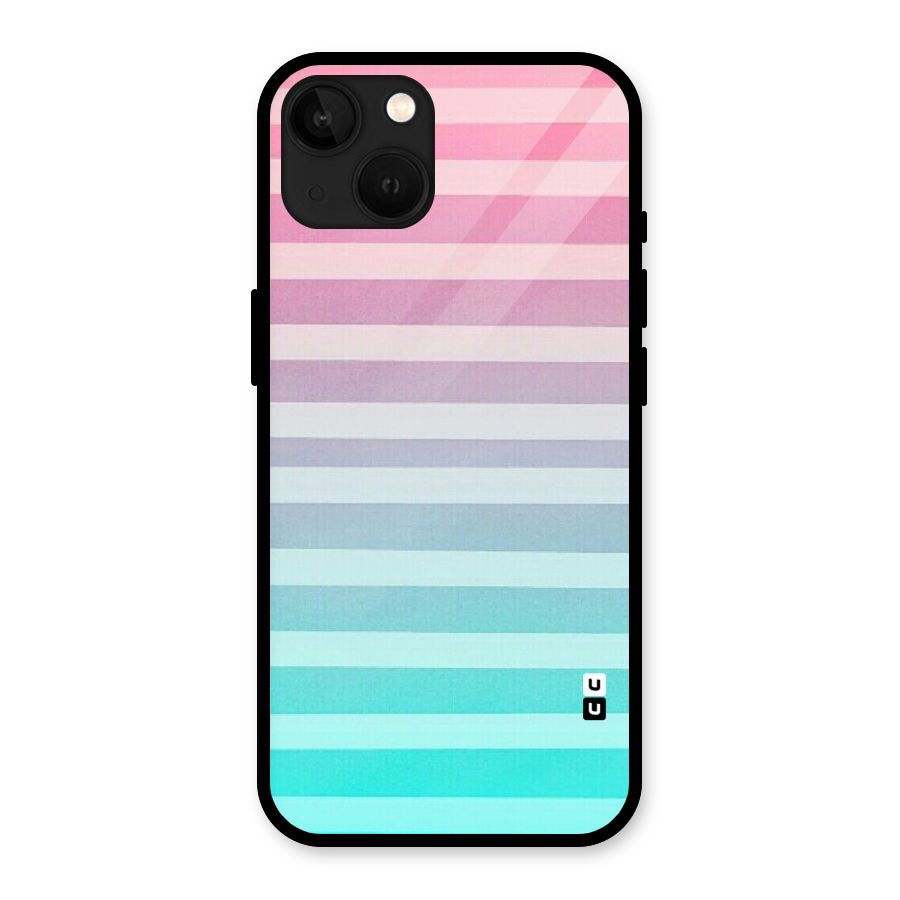 Pastel Ombre Glass Back Case for iPhone 13