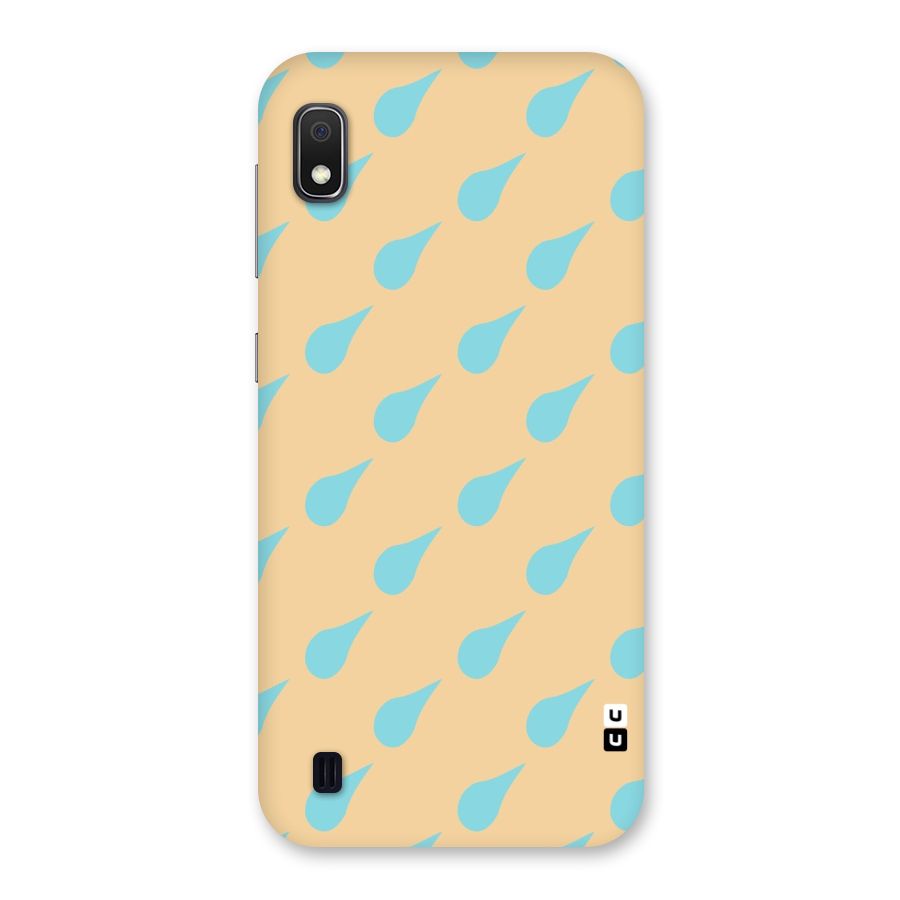 Pastel Orange Drops Back Case for Galaxy A10