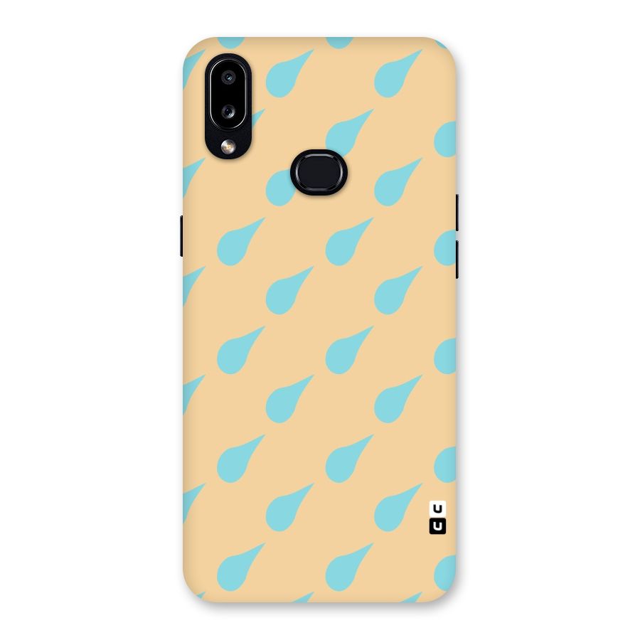 Pastel Orange Drops Back Case for Galaxy A10s