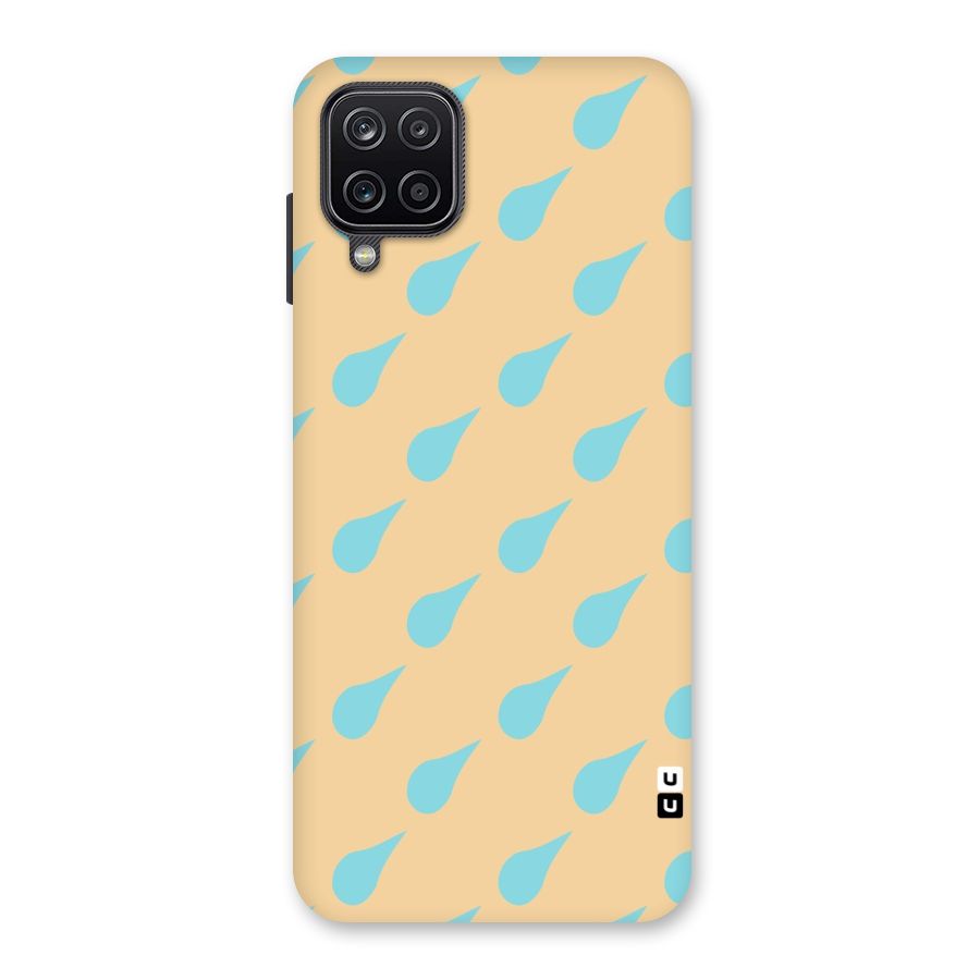 Pastel Orange Drops Back Case for Galaxy A12