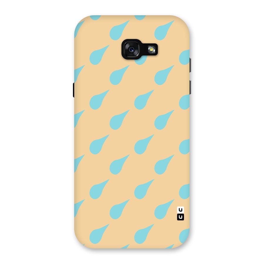 Pastel Orange Drops Back Case for Galaxy A7 (2017)