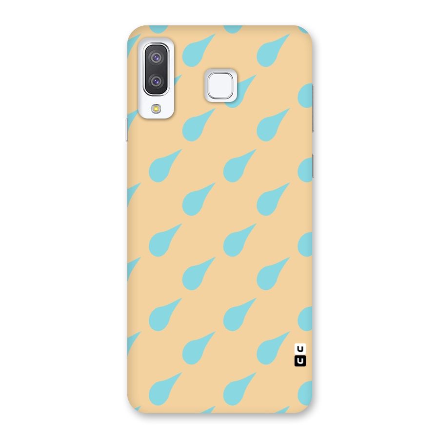 Pastel Orange Drops Back Case for Galaxy A8 Star