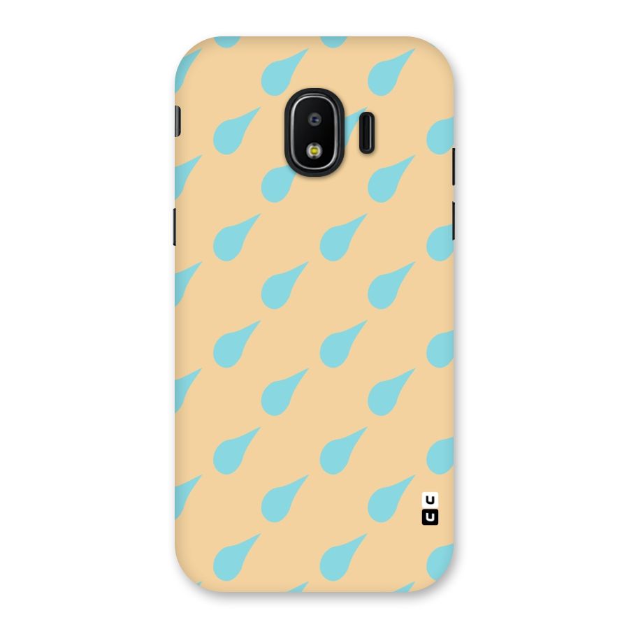 Pastel Orange Drops Back Case for Galaxy J2 Pro 2018