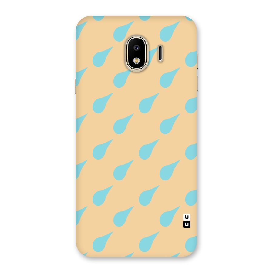 Pastel Orange Drops Back Case for Galaxy J4