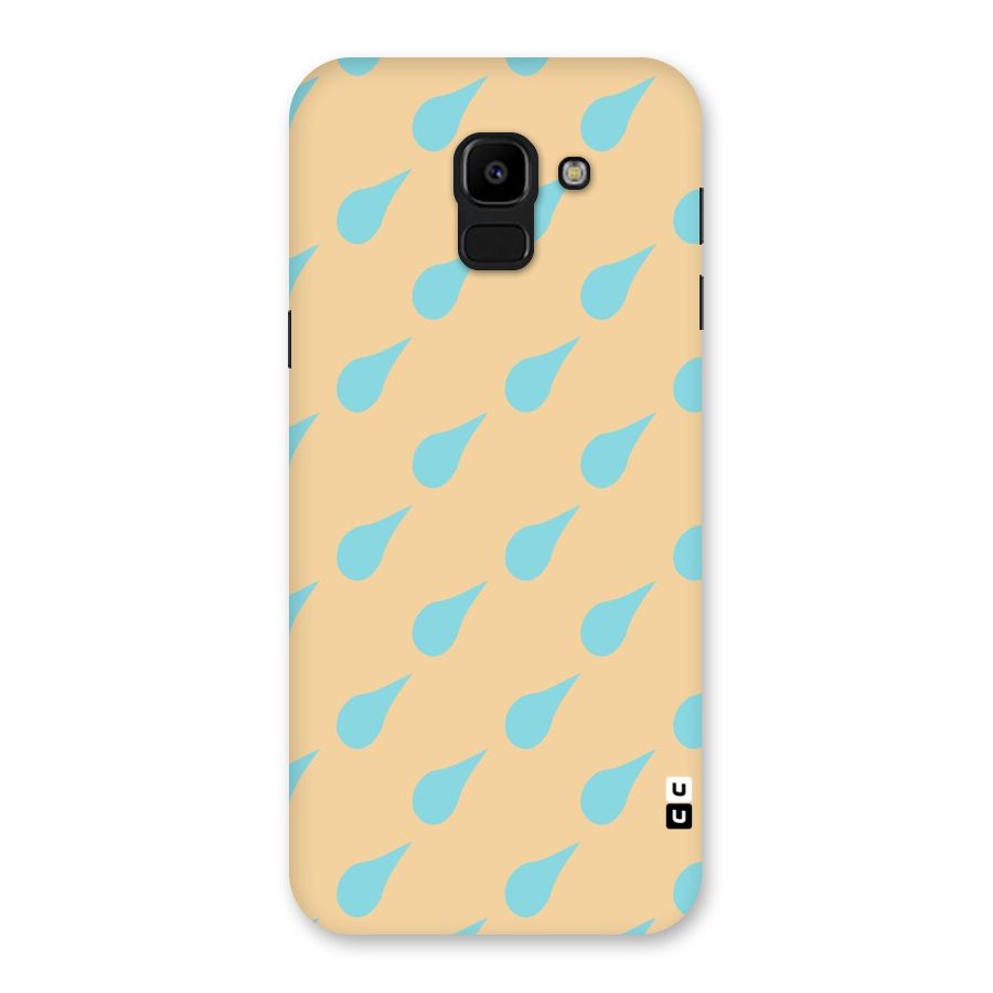 Pastel Orange Drops Back Case for Galaxy J6