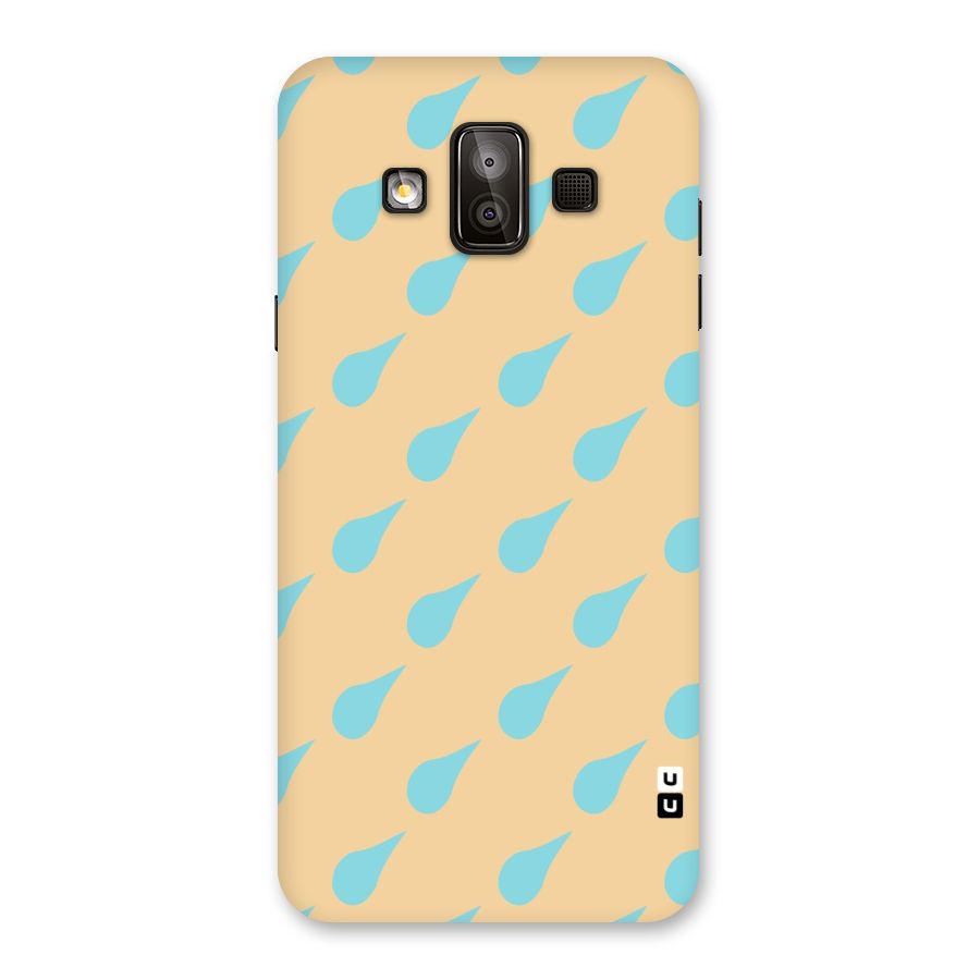 Pastel Orange Drops Back Case for Galaxy J7 Duo