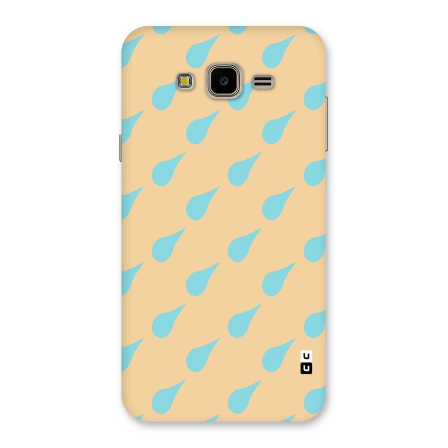 Pastel Orange Drops Back Case for Galaxy J7 Nxt