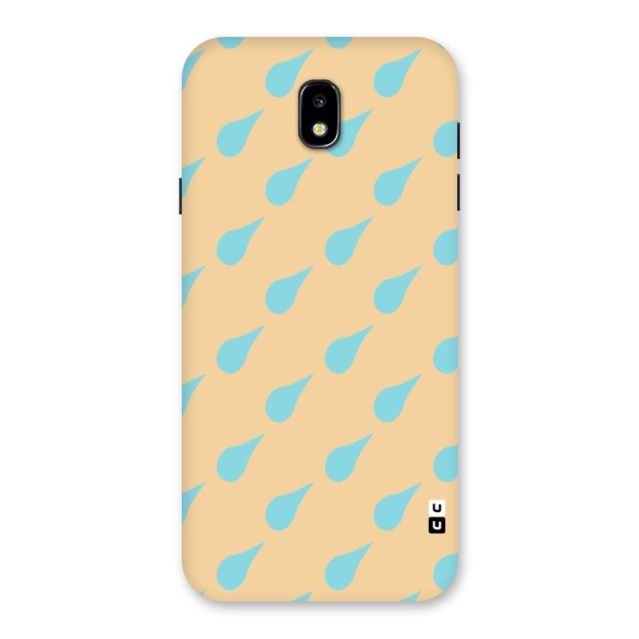 Pastel Orange Drops Back Case for Galaxy J7 Pro